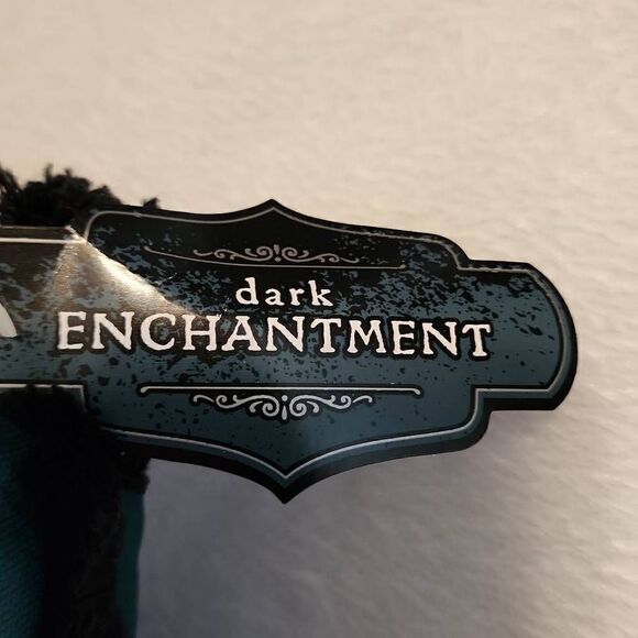 Dark Enchantment Decorative Pillow Dark Green with Silver Graphics 17" X 17" - Picture 6 of 9